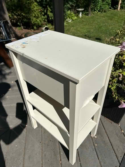 Photo of free Side table with drawer (Port Credit) #2