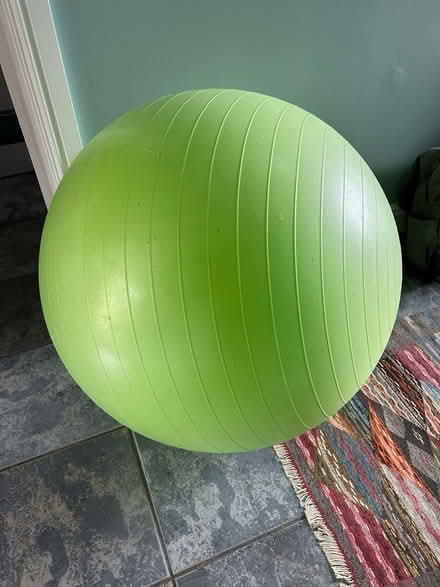 Photo of free Large green exercise ball (Sudbrooke LN2) #1