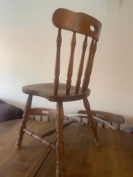 Photo of free Extendable dining table + 5 chairs (Helens bay Bangor) #3