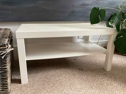 Photo of free White ikea coffee table (Liverpool L15) #2