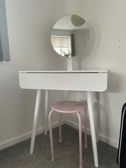 Photo of free White Make Up Desk & Stool (Wolverhampton) #1