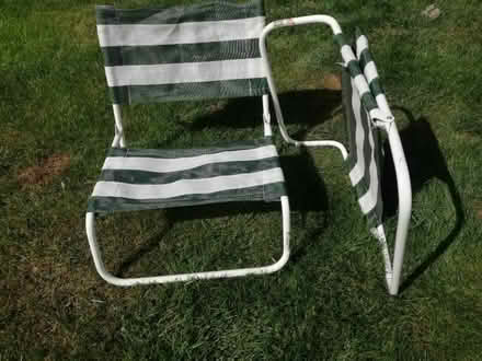 Photo of free Low camping folding chairs x 2 (West Haddon NN6) #1