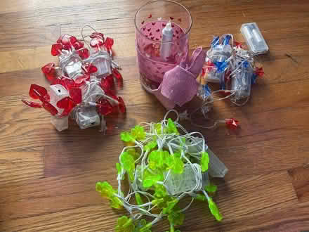 Photo of free Random holiday battery lights (N Lincoln Ave (Villa Park)) #1