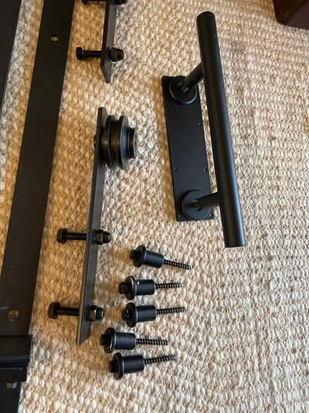 Photo of free Sliding barn door hardware kit (Capitol Hill, Duncan St NE) #2