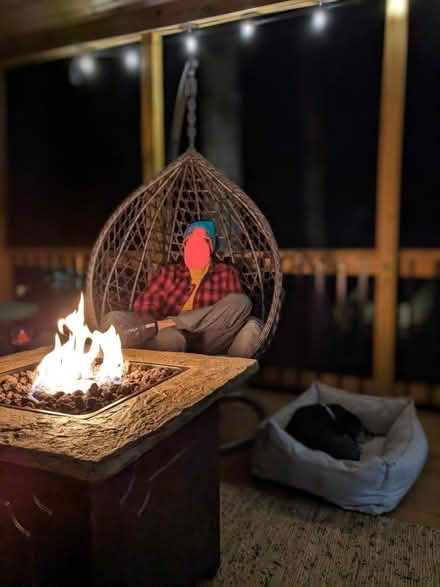 Photo of free Outdoor Propane Fireplace (Marietta, near Pope HS) #1