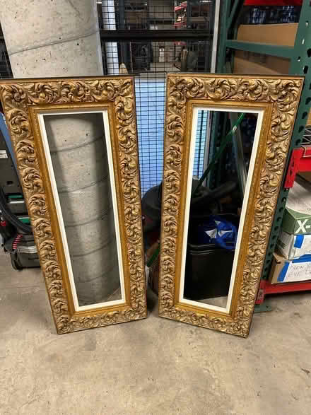 Photo of free Large wood frames - 19”x47.5” (Old Mountain View) #1