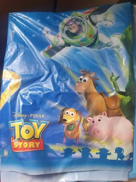 Photo of free Toy Story plastic tablecloth (Wallington) #2