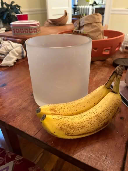 Photo of free Large frosted vase (Roland park/Evergreen) #2