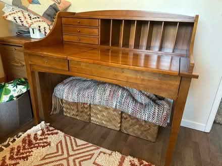 Photo of free Wood Desk (Renton) #3