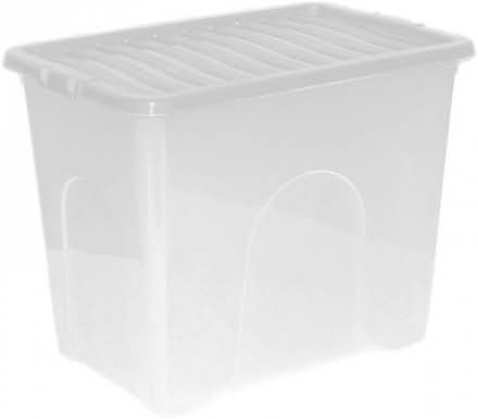 Photo of Large Clear Plastic Storage Box (Witherslack LA11) #2