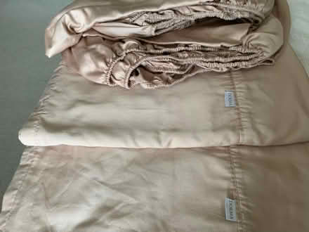 Photo of free Two single duvet covers & two single fitted sheets (Kirkby Lonsdale LA6) #1
