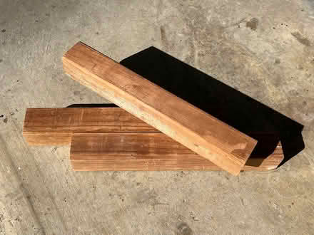 Photo of free Redwood posts (Los Gatos near downtown) #1