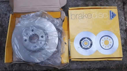 Photo of free New 2x front brake discs nbd 348 (Horsham.) #1