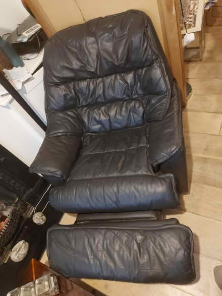Photo of free Leather armchair (Walton Manor OX2) #2