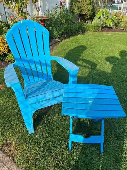 Photo of free Plastic Adirondack Chair & Table (Stanton Heights) #1