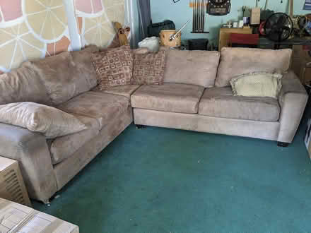 Photo of free Comfy L Couch (Chico) #1