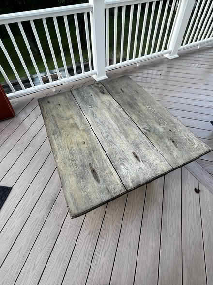 Photo of free Rustic wood coffee table (Potomac, MD) #1
