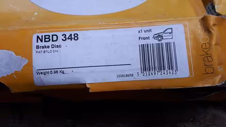 Photo of free New 2x front brake discs nbd 348 (Horsham.) #3