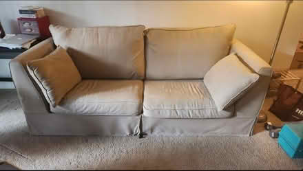 Photo of free Beige Pullout Couch (North Santa ana) #2