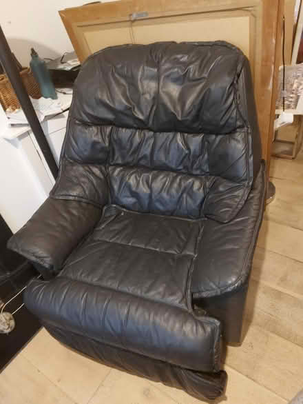 Photo of free Leather armchair (Walton Manor OX2) #1