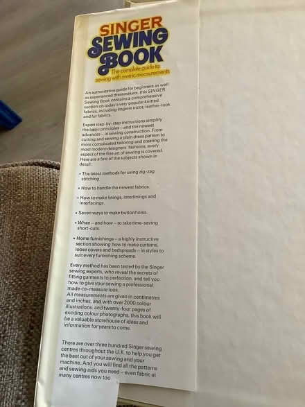 Photo of free Singer sewing book (Horsham, Lambs Farm Rd area) #3