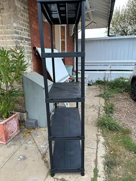 Photo of free plastic workshop shelves from Aldi (TN36) #2