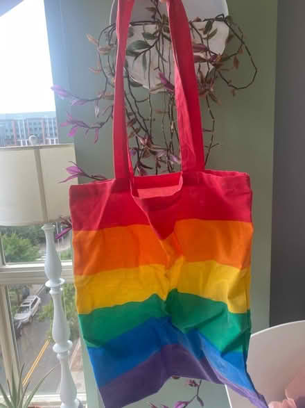 Photo of free Rainbow tote bag (Capitol Hill Tower) #1