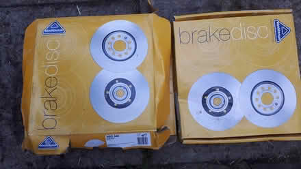 Photo of free New 2x front brake discs nbd 348 (Horsham.) #2