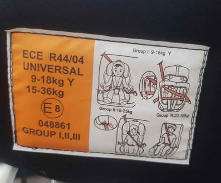 Photo of free Child's car seat (Royal Leamington Spa CV32) #3