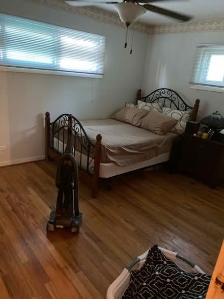 Photo of free Repost - full sized bed frame (Villa Park, Il.) #1
