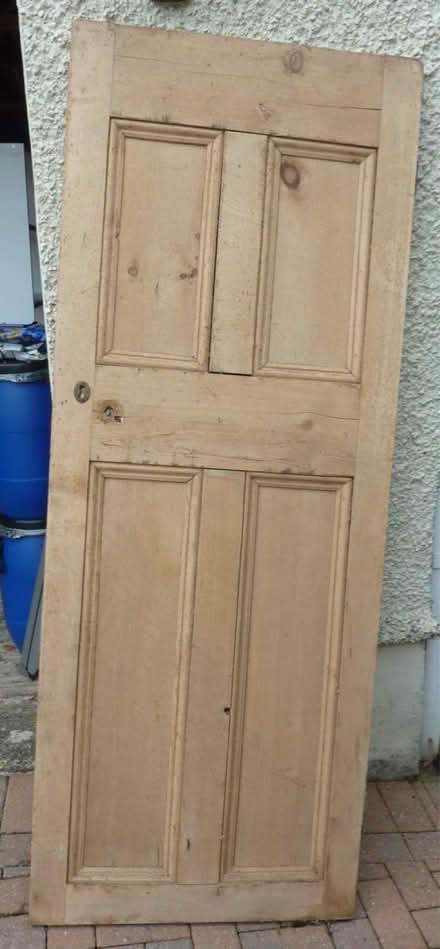 Photo of free 2 old solid wooden doors (Calstock PL18) #2
