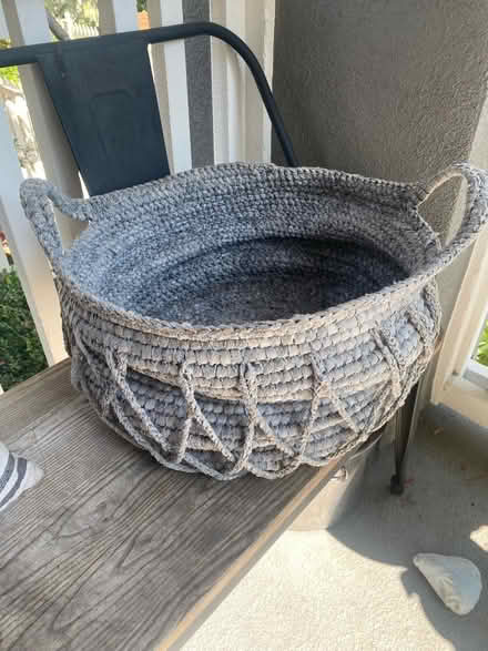 Photo of free Woven Basket (Downtown Campell) #1