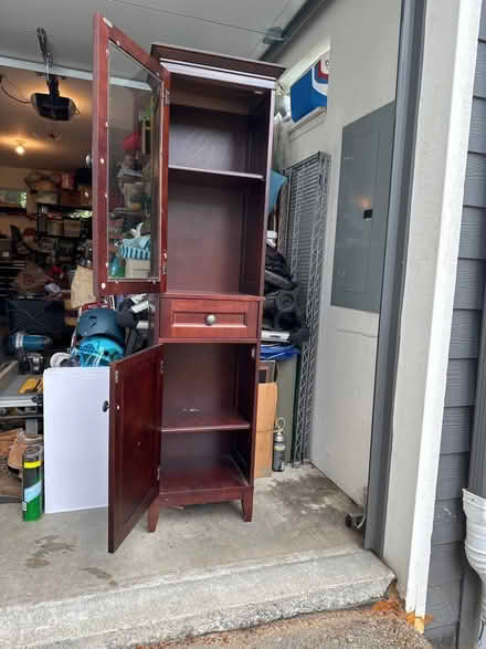 Photo of free two door cabinet (West Seattle. Delridge.) #2
