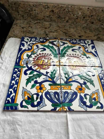 Photo of free 4 Spanish-style tiles (Summertown OX2) #2