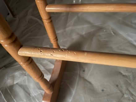 Photo of free Wooden towel rail (Camelford PL32) #1