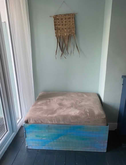 Photo of free Sofa bench wooden seating (Croydon) #1