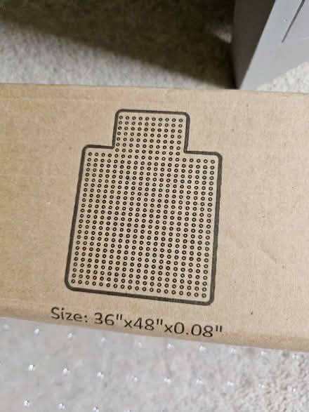 Photo of free Office chair mat (CR8) #1