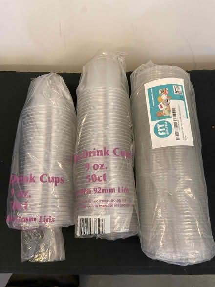 Photo of free Plastic Cups with Lids (Mill Valley) #1