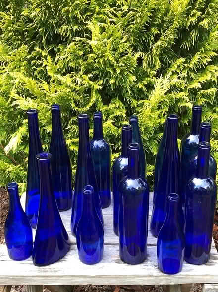 Photo of free Cobalt Blue Bottles (Bainbridge Island) #1