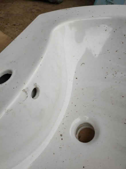 Photo of free Large white ceramic hand basin (Littleover DE23) #2