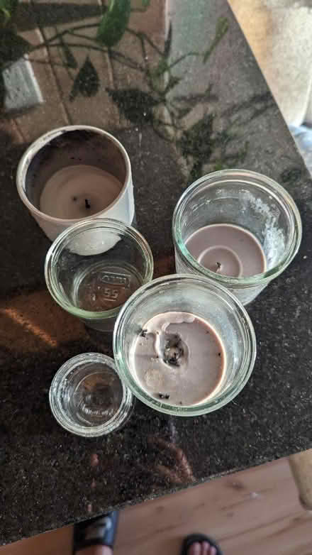 Photo of free Empty candle jars (Junction triangle) #1