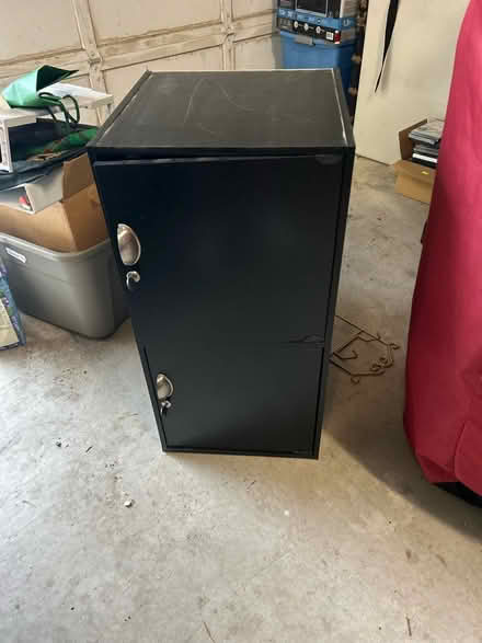 Photo of free 2door locking cabinet (South Reno-Fieldcreek Ranch) #1