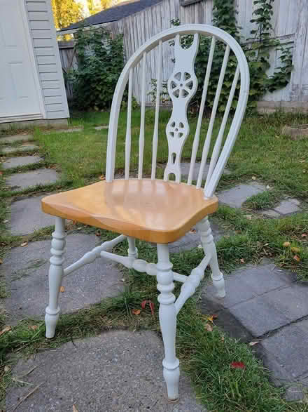 Photo of free 3 wooden chairs (Montgomery) #1