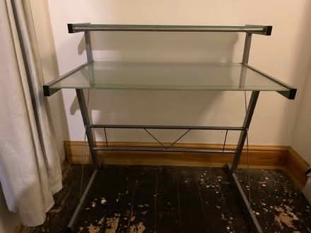 Photo of free Glass desk (Oswestry SY11) #2
