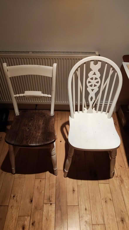 Photo of free 2 wooden chairs (Ware SG12) #2