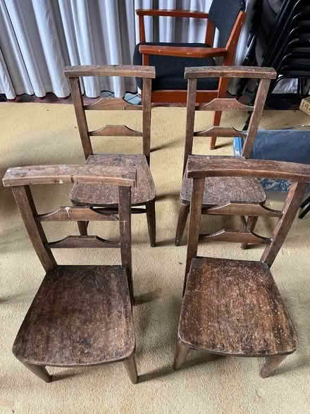 Photo of free Four Wooden Chairs (Grandborough CV23) #1