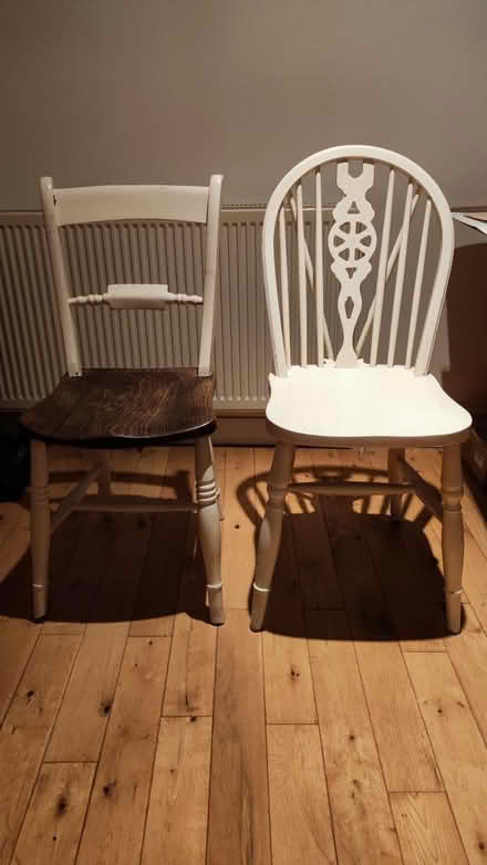 Photo of free 2 wooden chairs (Ware SG12) #1