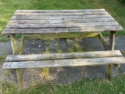 Photo of free Picnic bench Delivery (B47) #1