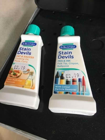 Photo of free Stain Devils 2 little bottles of 50ml each (North Cheam KT4) #1