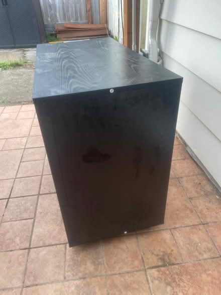 Photo of free Black office shelf (Haller Lake) #2